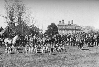 Albrighton Hounds: A Meet at Stretton, c1903, 1903 tekijältä Unbekannt