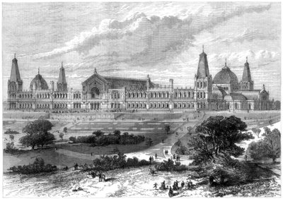 Alexandra Palace, Muswell Hill, Lontoo, 1875 tekijältä Unbekannt