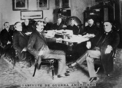 Amerikan sotakabinetti, 1898 tekijältä Unbekannt