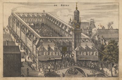Amsterdamin pörssi, 1600-luvun alku. tekijältä Unbekannt