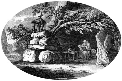 Muinaiset erakot, 1800-luku tekijältä Unbekannt
