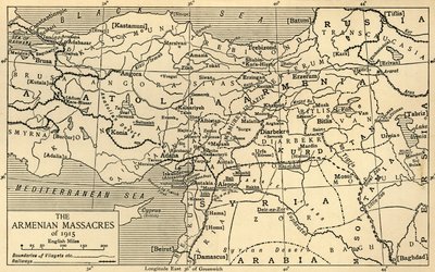 Armenian joukkomurhat 1915, ensimmäinen maailmansota, 1920. tekijältä Unbekannt