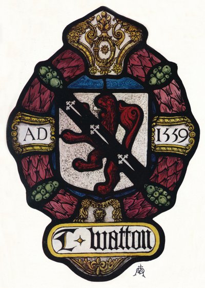 Thomas Wattonin käsivarret, 1900, 1936 tekijältä Unbekannt