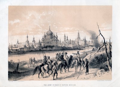 Vassilian armeija ennen Moskovaa, 1800-luku tekijältä Unbekannt