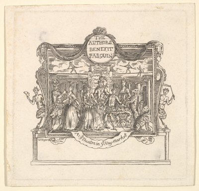 Kirjoittajien etu: Pasquin, 1736. tekijältä Unbekannt