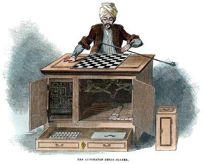 Automaattisahkinpelaaja, 1845 tekijältä Unbekannt