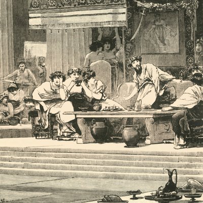Damokleen juhlat 1890. tekijältä Unbekannt