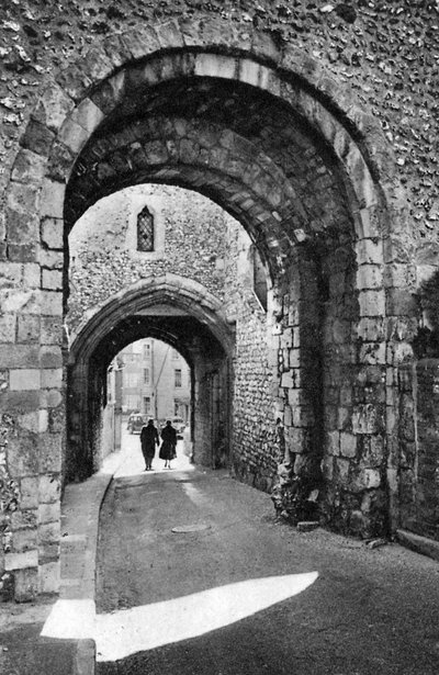 Barbican Arches, Lewes, East Sussex, 1900-1920-luku tekijältä Unbekannt