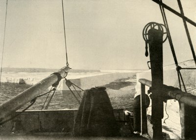 Barrier Edge Breaking Away neljä mailia etelään Hut Pointista, c1908, 1909 tekijältä Unbekannt