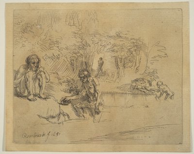 Uimarit, 1651. tekijältä Unbekannt