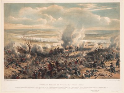 Calafatin taistelu tammikuussa 1854 1854 tekijältä Unbekannt