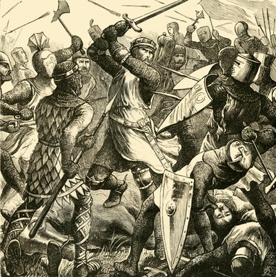 Eveshamin taistelu: De Montforts Last Stand, 1265, 1890. tekijältä Unbekannt