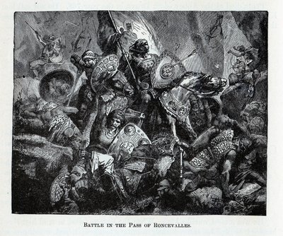 Roncevaux Passin taistelu, 1882 tekijältä Unbekannt