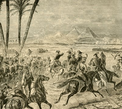 Pyramidien taistelu, 1798, 1890. tekijältä Unbekannt