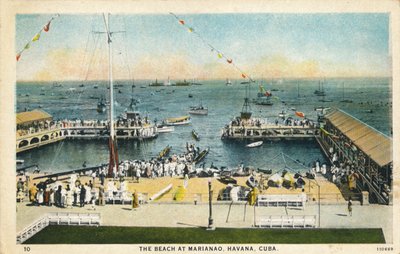 Marianaon ranta, Havana, Kuuba, vuodelta 1910 tekijältä Unbekannt