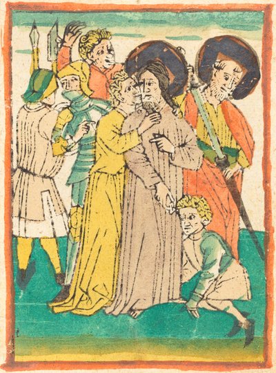 Kristuksen pettäminen, n. 14601465. tekijältä Unbekannt