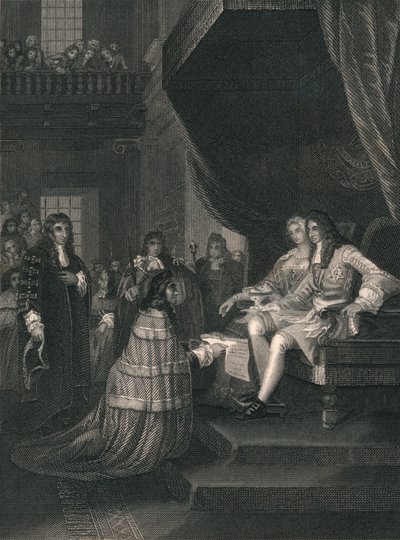 Bill of Rights Esitetty Williamille ja Marylle, 1689, 1800-luvun puoliväli. tekijältä Unbekannt