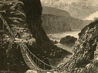 Silta, Carrick-A-Rede, 1898. tekijältä Unbekannt