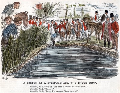 Brook Jump, 1863 tekijältä Unbekannt