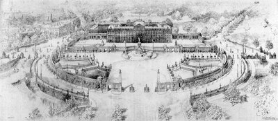 Tuleva Buckinghamin palatsi, 1910 tekijältä Unbekannt