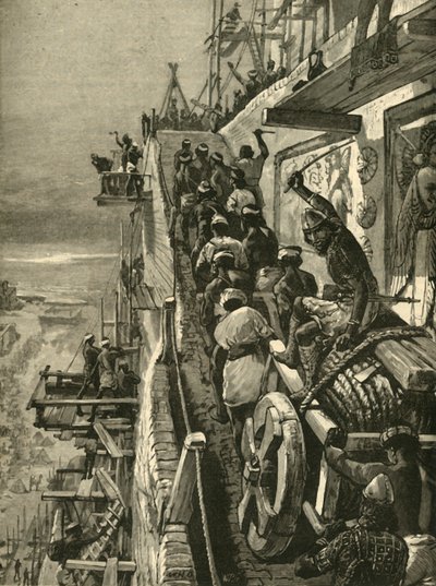 Baabelin rakennus, 1890. tekijältä Unbekannt
