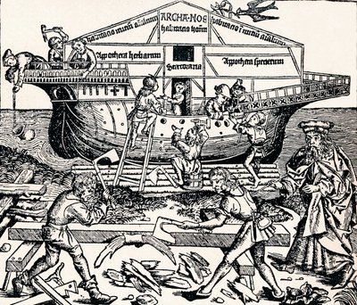 Nooan johtama arkin rakennus, 1493, 1903 tekijältä Unbekannt