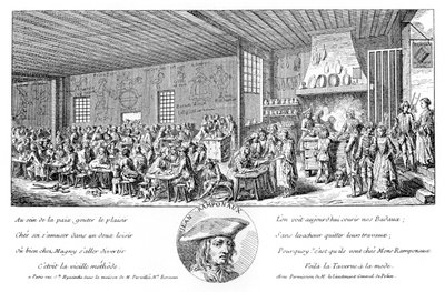 Ramponneaun kabaree, 1885 tekijältä Unbekannt
