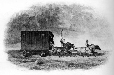 Karavaani, 1800-luku, 1911 tekijältä Unbekannt