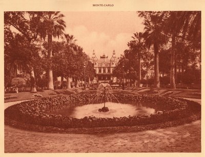 Kasino, Monte Carlo, 1930. tekijältä Unbekannt