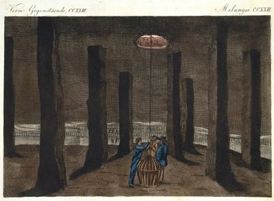 Katedraali, Marstonin suolakaivos, Northwich, Cheshire, Englanti, 1800-luku tekijältä Unbekannt