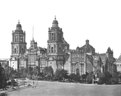 Katedraali, Mexico City, Meksiko, c1900. tekijältä Unbekannt