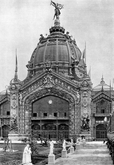 Keskuskupoli, maailmannäyttely, Pariisi, 1889 tekijältä Unbekannt