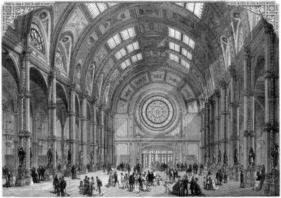 Central Hall, Alexandra Palace, Lontoo, 1875 tekijältä Unbekannt