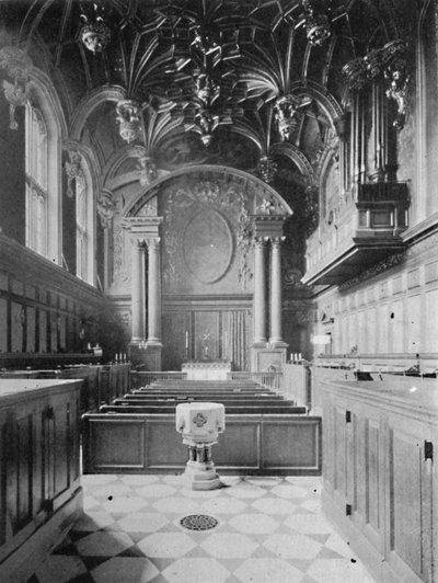 Kappeli, Hampton Court Palace, 1903 tekijältä Unbekannt