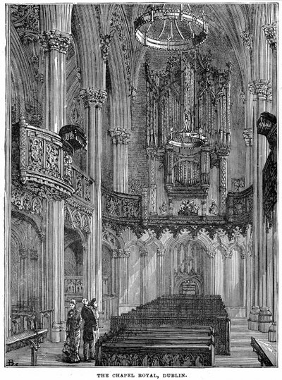 Chapel Royal, Dublin, 1800-luku tekijältä Unbekannt