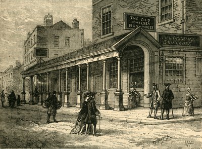 Chelsea Bun-House, 1810, c1876. tekijältä Unbekannt