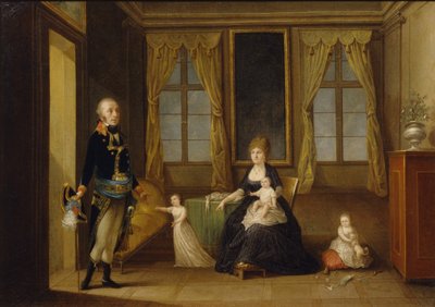 Tšernyšovin perhe, 1800-luvun alku. tekijältä Unbekannt