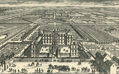 Chateau de la Rochefoucauld, Liancourt, Oise, Pohjois-Ranska, c1675, 1903. tekijältä Unbekannt