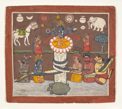 Maitomeren kuohuminen, n. 1780-90. tekijältä Unbekannt