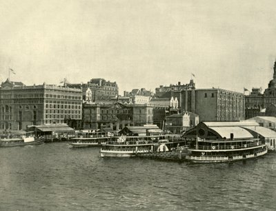 The Circular Quay, Sydney, 1901. tekijältä Unbekannt