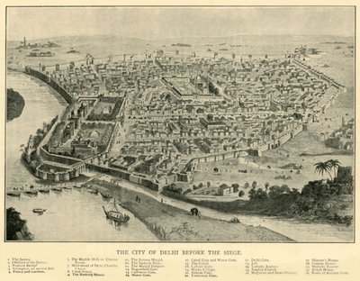 Delhin kaupunki ennen piiritystä, 1901. tekijältä Unbekannt