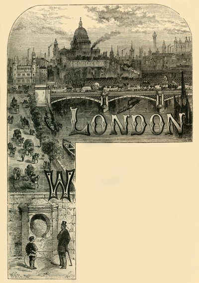 Lontoon City, vuonna 1872. tekijältä Unbekannt