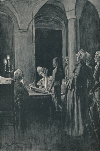 Napoleonin ja Josephinen siviiliavioliitto, 9. maaliskuuta 1796, 1896. tekijältä Unbekannt