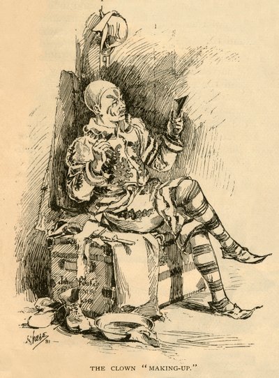 Klovni-meikkaus, 1882. tekijältä Unbekannt