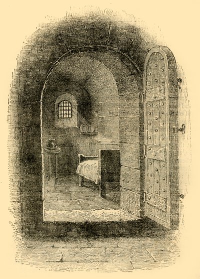 The Condemned Cell Newgatessa, vuodelta 1872. tekijältä Unbekannt
