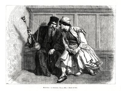 The Confession, Athos-vuori, Pohjois-Kreikka, 1886 tekijältä Unbekannt