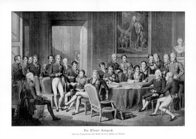 Wienin kongressi, 1814-1815 1900 tekijältä Unbekannt