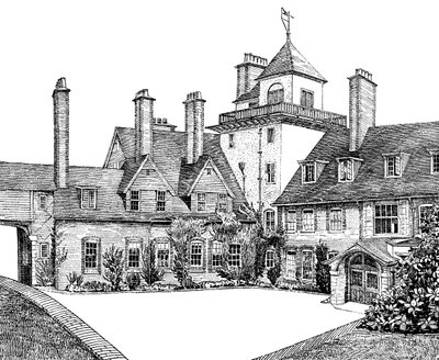 The Court Yard, Standen, East Grinstead, 1900 tekijältä Unbekannt