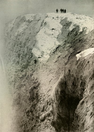 Erebuksen kraatteri, 900 jalkaa syvä ja puoli mailia leveä, 1908, 1909. tekijältä Unbekannt