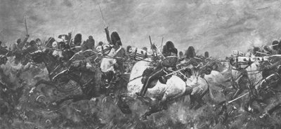 Krimin sota, 1854-56: Skotlannin harmaan ralli... Balaclavassa, 1901. tekijältä Unbekannt